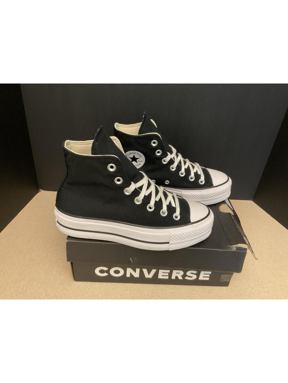 NEW! WOMENS CONVERSE CHUCK TAYLOR ALL STAR LIFT PLATFORM Hi SHOES. SIZE 6. NICE!